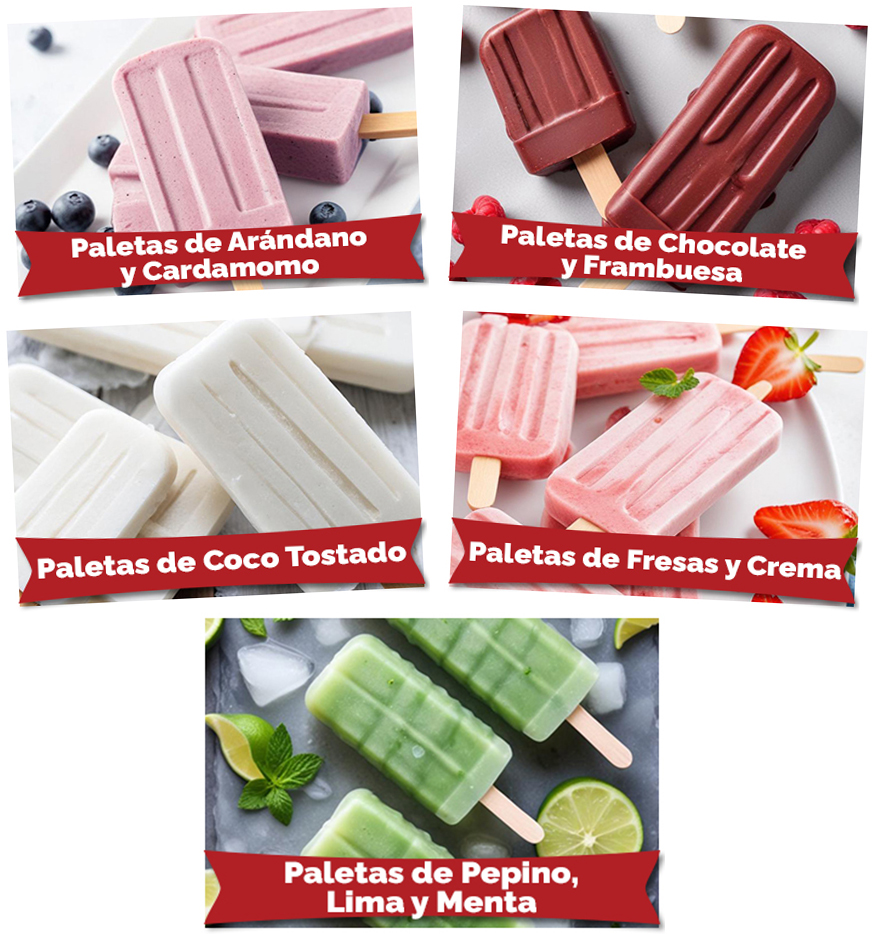 Paletas de Hielo stack