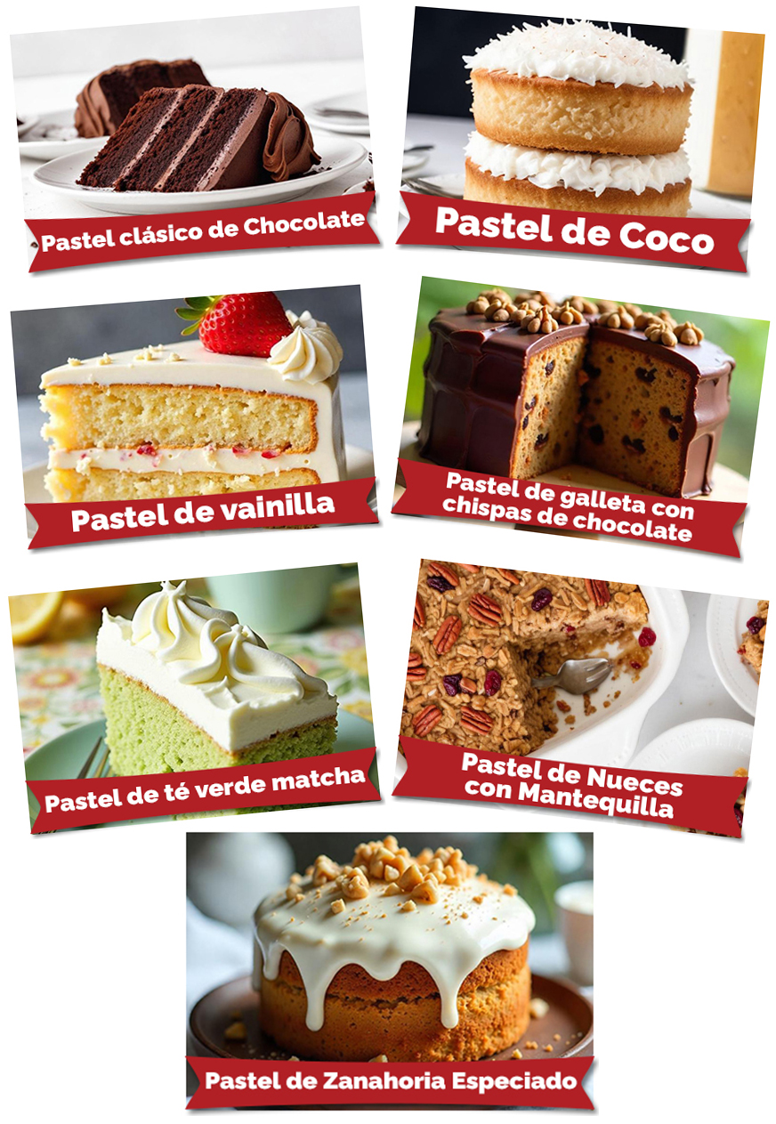 Pasteles stack